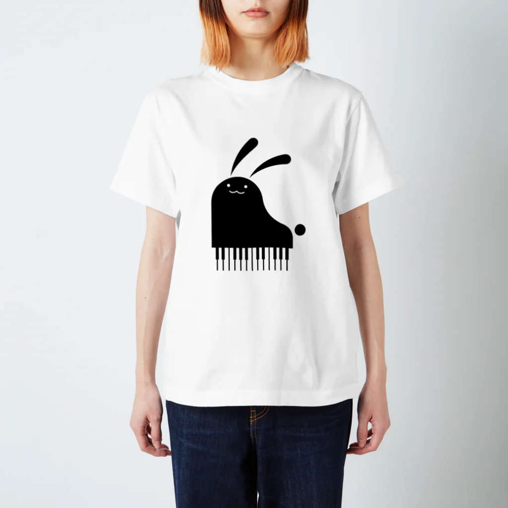 幸うさ.comのピアノ スタンダードTシャツ