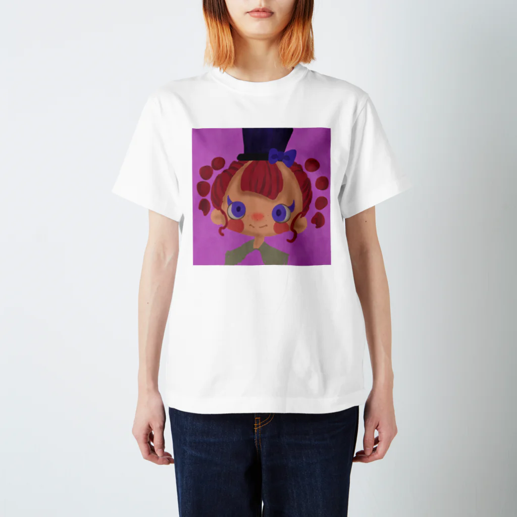 ネズミ工房のシルクハットの女の子 スタンダードTシャツ