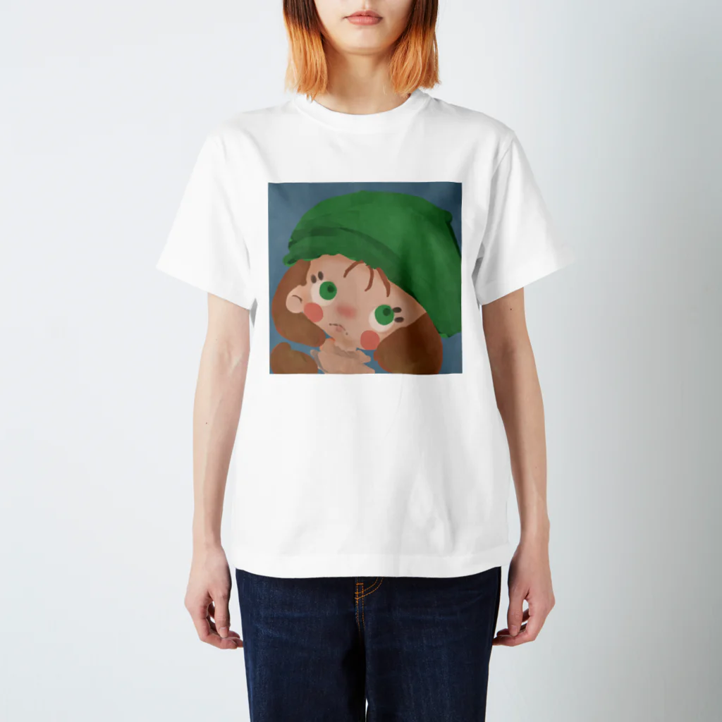 ネズミ工房の帽子を被った女の子 スタンダードTシャツ