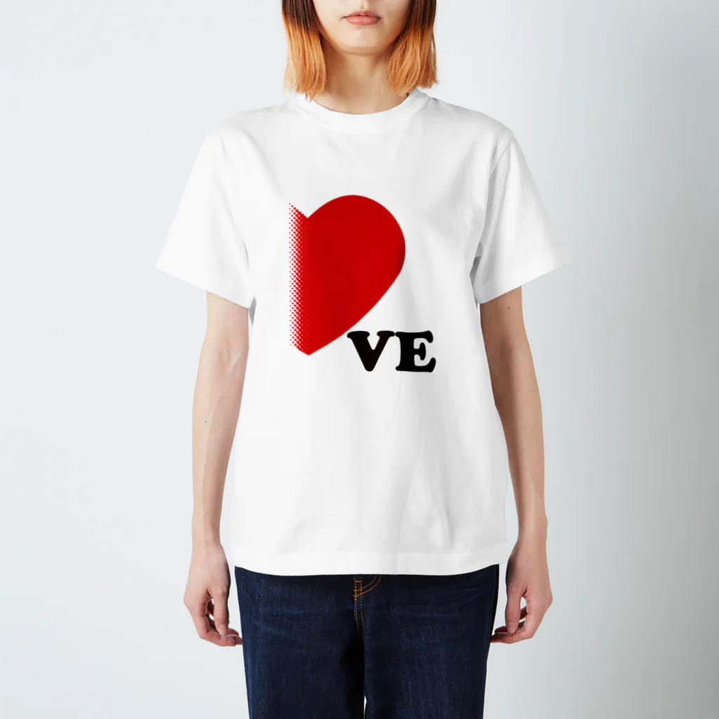 モルTの【suzuri店限定】ドットが♥　ラブラブ　VE　ペアルック Regular Fit T-Shirt