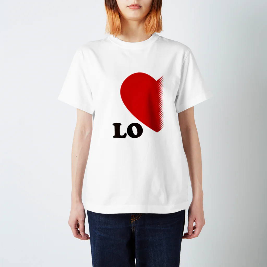 モルTの【suzuri店限定】ドットが♥　ラブラブ　LO　ペアルック Regular Fit T-Shirt