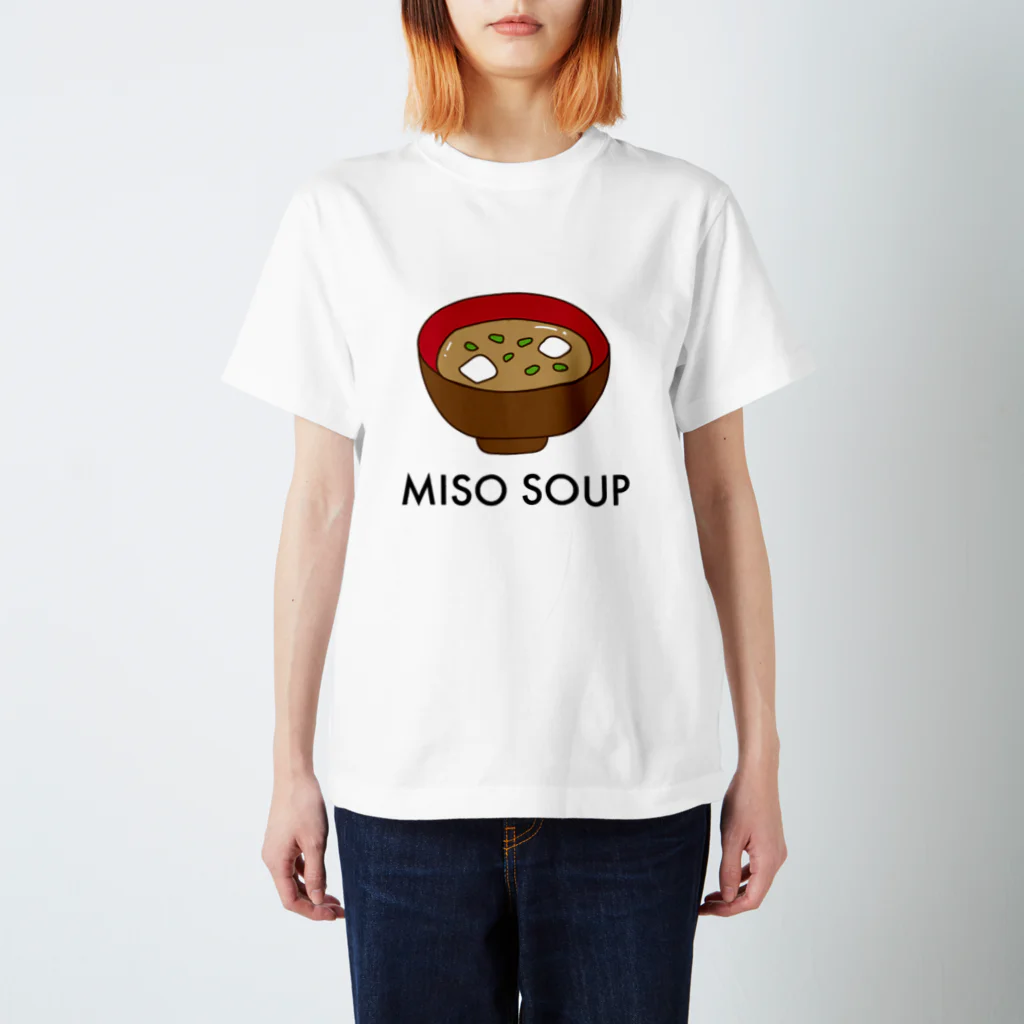 とりぷしんハウスのmiso soup スタンダードTシャツ