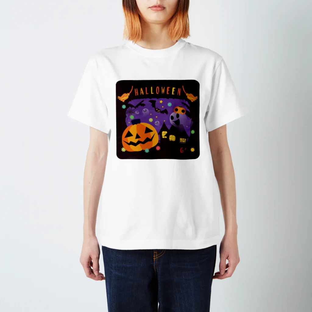 イラスト MONYAAT のハロウィン スタンダードTシャツ