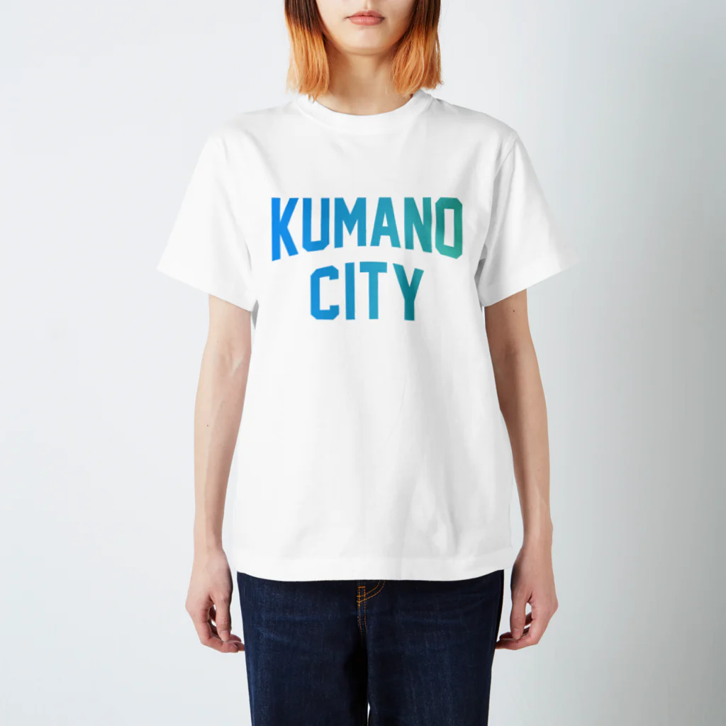 JIMOTOE Wear Local Japanの熊野市 KUMANO CITY スタンダードTシャツ