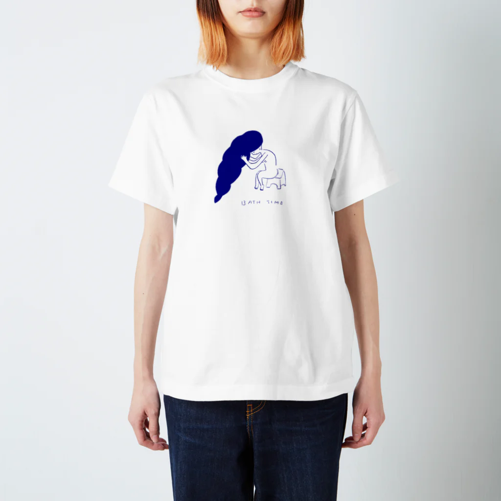 よこづな文庫のBATH TIME Regular Fit T-Shirt