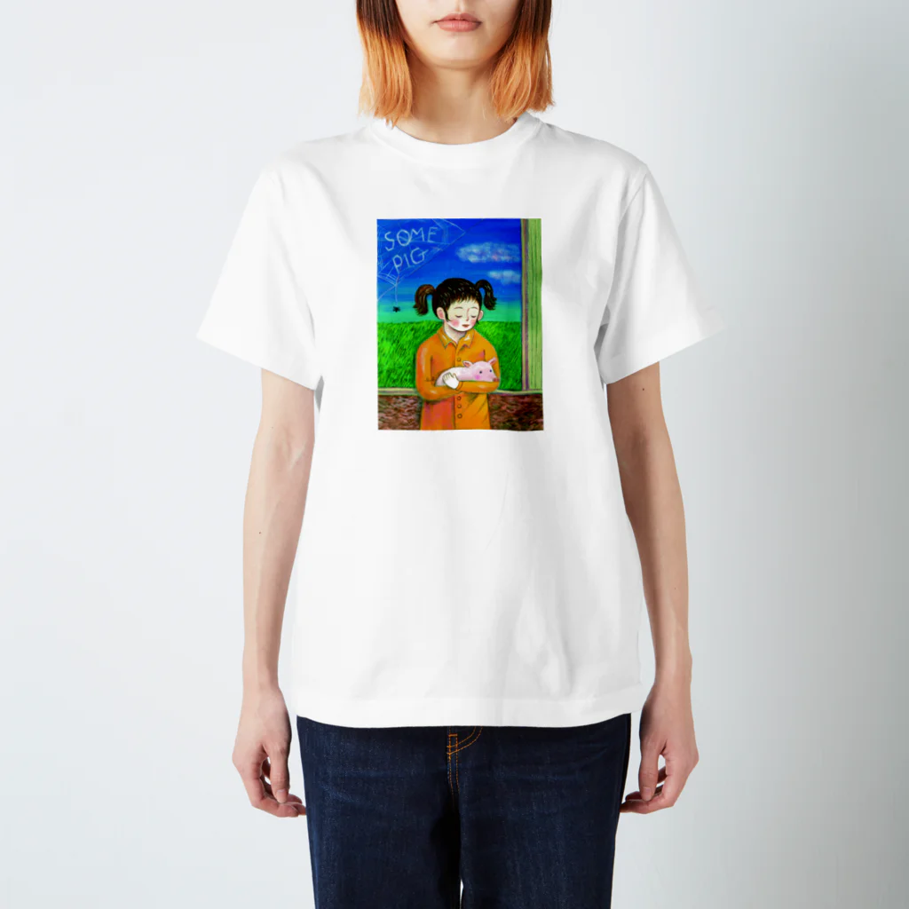 PETDOGSのSOME PIG「シャーロットの贈り物」 Regular Fit T-Shirt