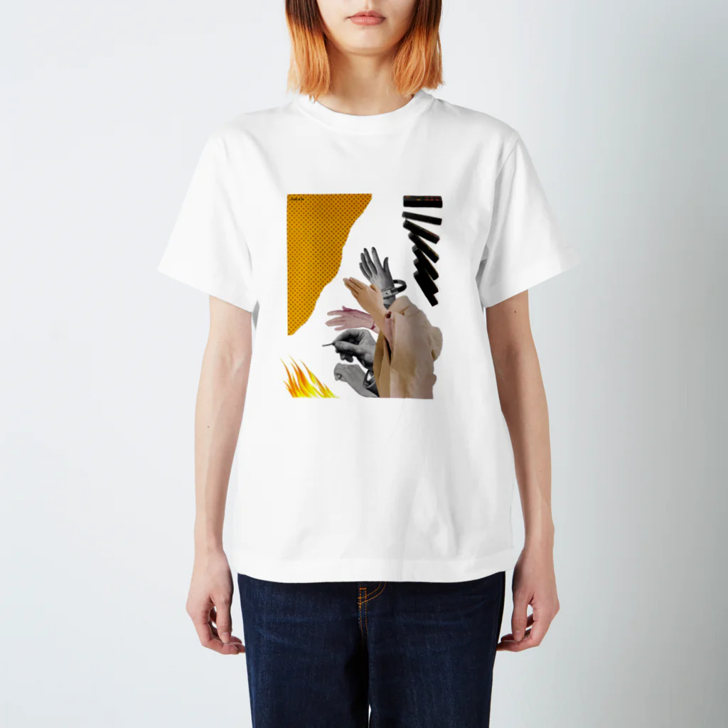 monocolor_collageのHands Regular Fit T-Shirt