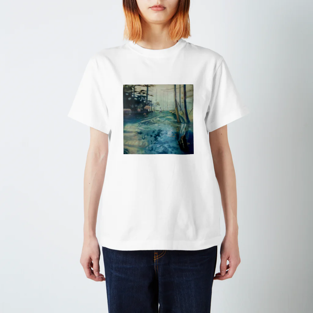 Shira_tama_7の高校生の頃の油絵2。 スタンダードTシャツ