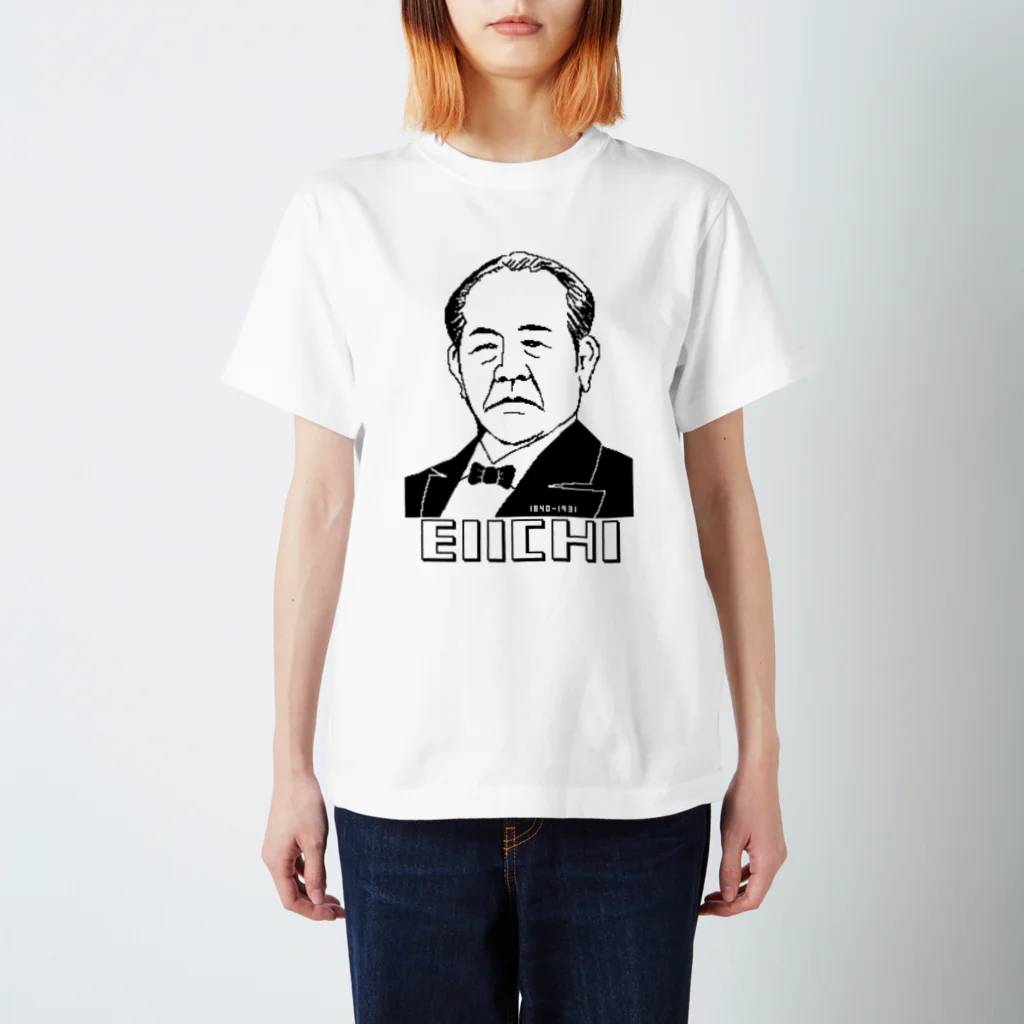 Mrs.Bean/ミセスビーンの渋沢栄一/ドット スタンダードTシャツ