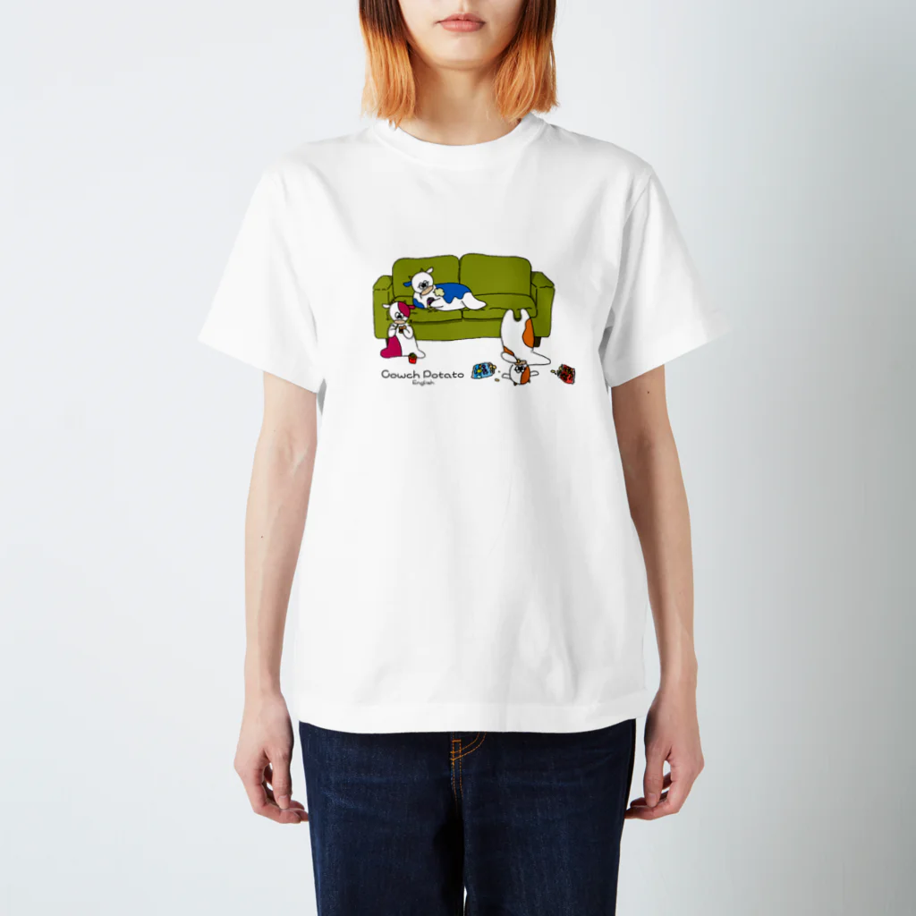 CowchPotatoのカウチポテト・イングリッシュ Regular Fit T-Shirt