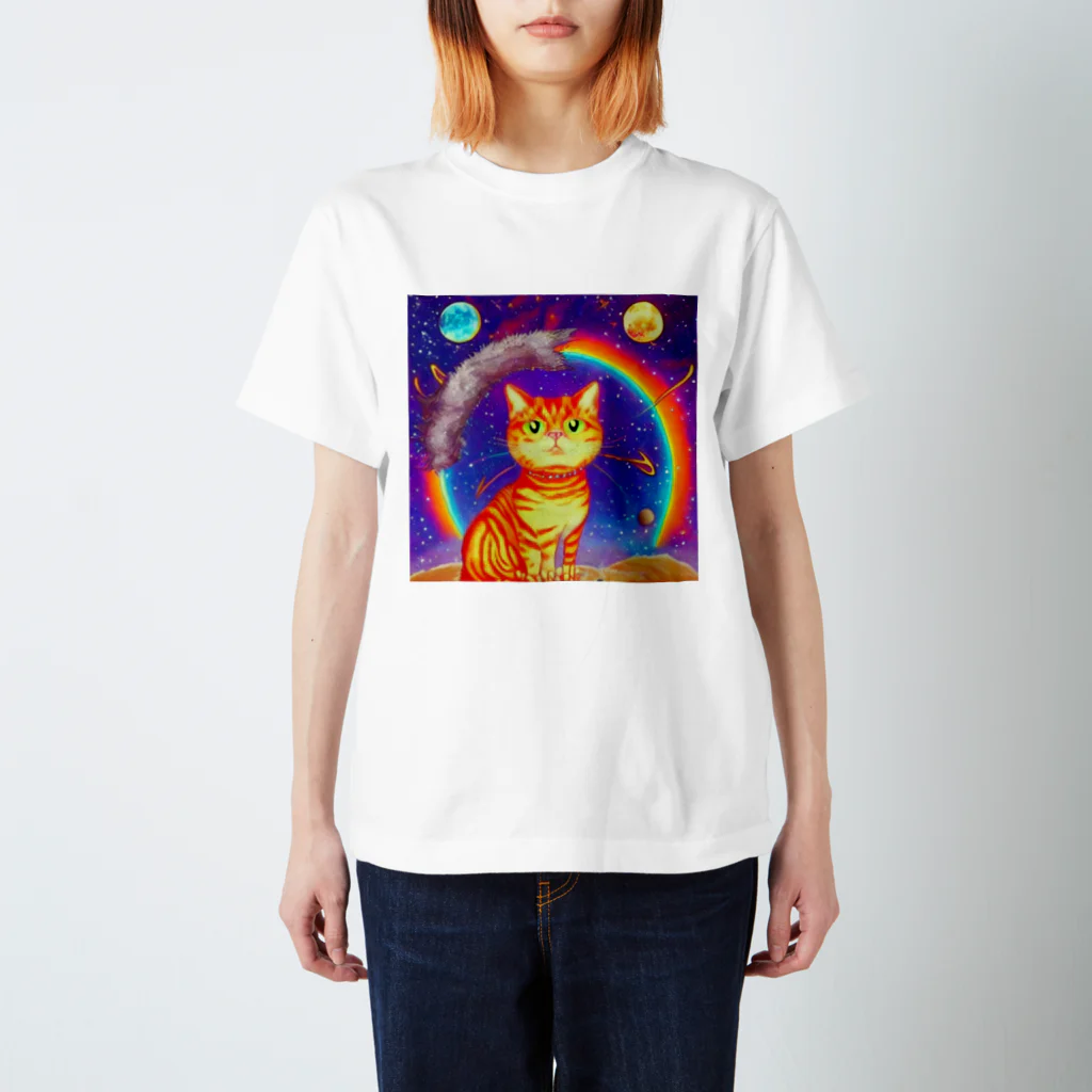 Space_Catsのスペースキャット スタンダードTシャツ