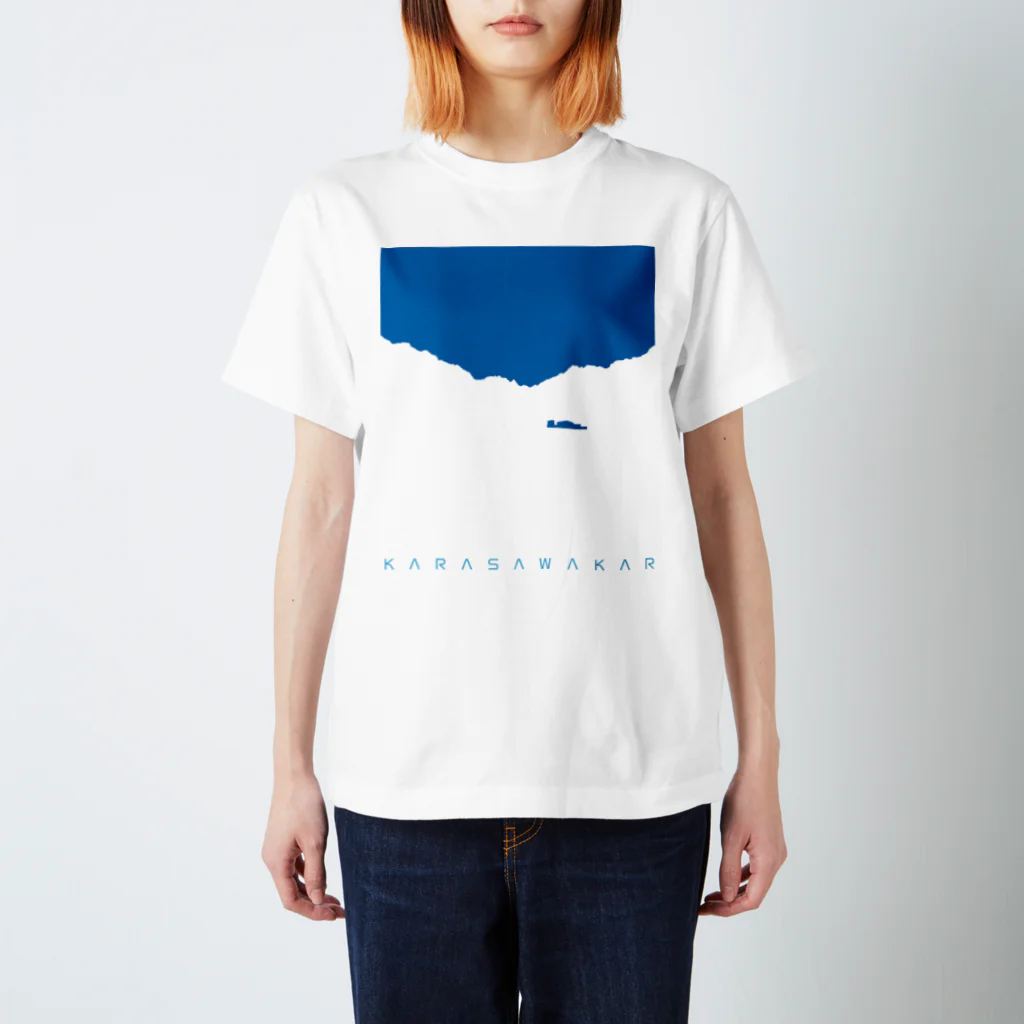 cuuyabowの涸沢ブルースカイ スタンダードTシャツ