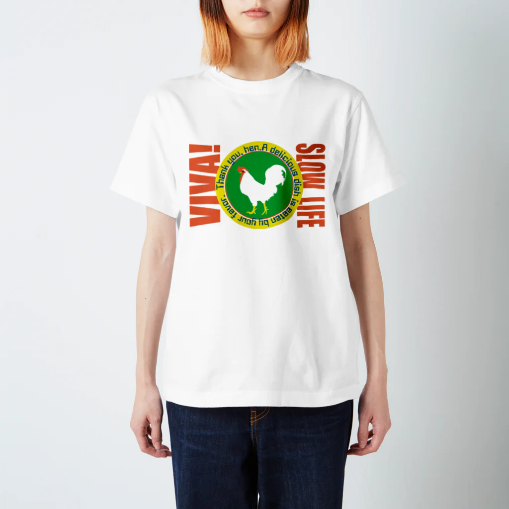 3800-MARKET-NEOのVIVA SLOW LIFE スタンダードTシャツ