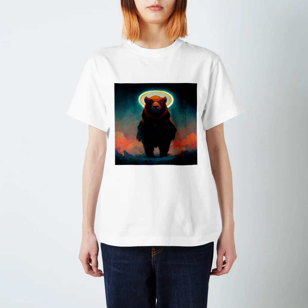 temple t-shirtshopのクマの神様 スタンダードTシャツ