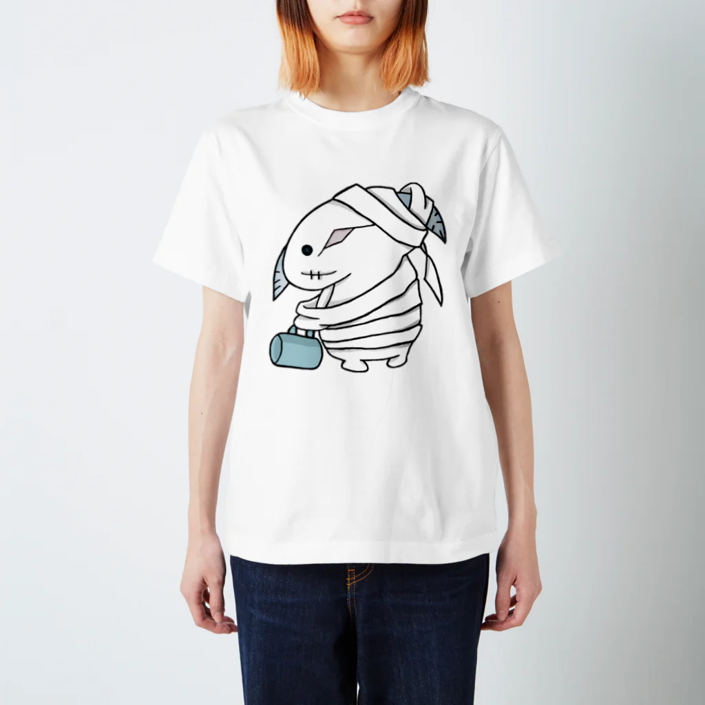 itsuto-こねこしょうしょうめんへらの「Notりすか/Yesみいら」 スタンダードTシャツ