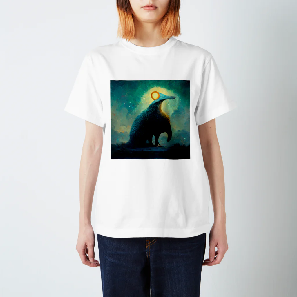 temple t-shirtshopのアリクイの神様 スタンダードTシャツ