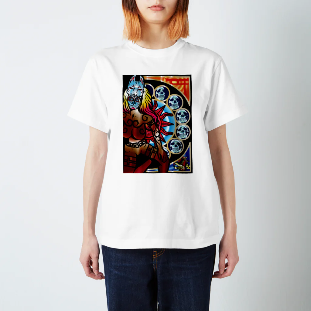 Fuji-Low-Bのアイヌトメキシコ スタンダードTシャツ