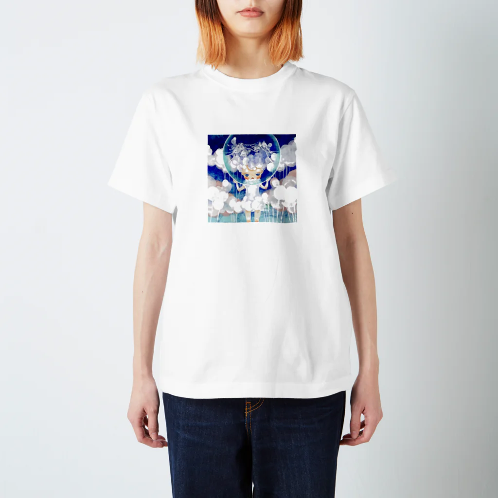 martha_in_sunnydaysのてんこちゃんと足音の国 スタンダードTシャツ