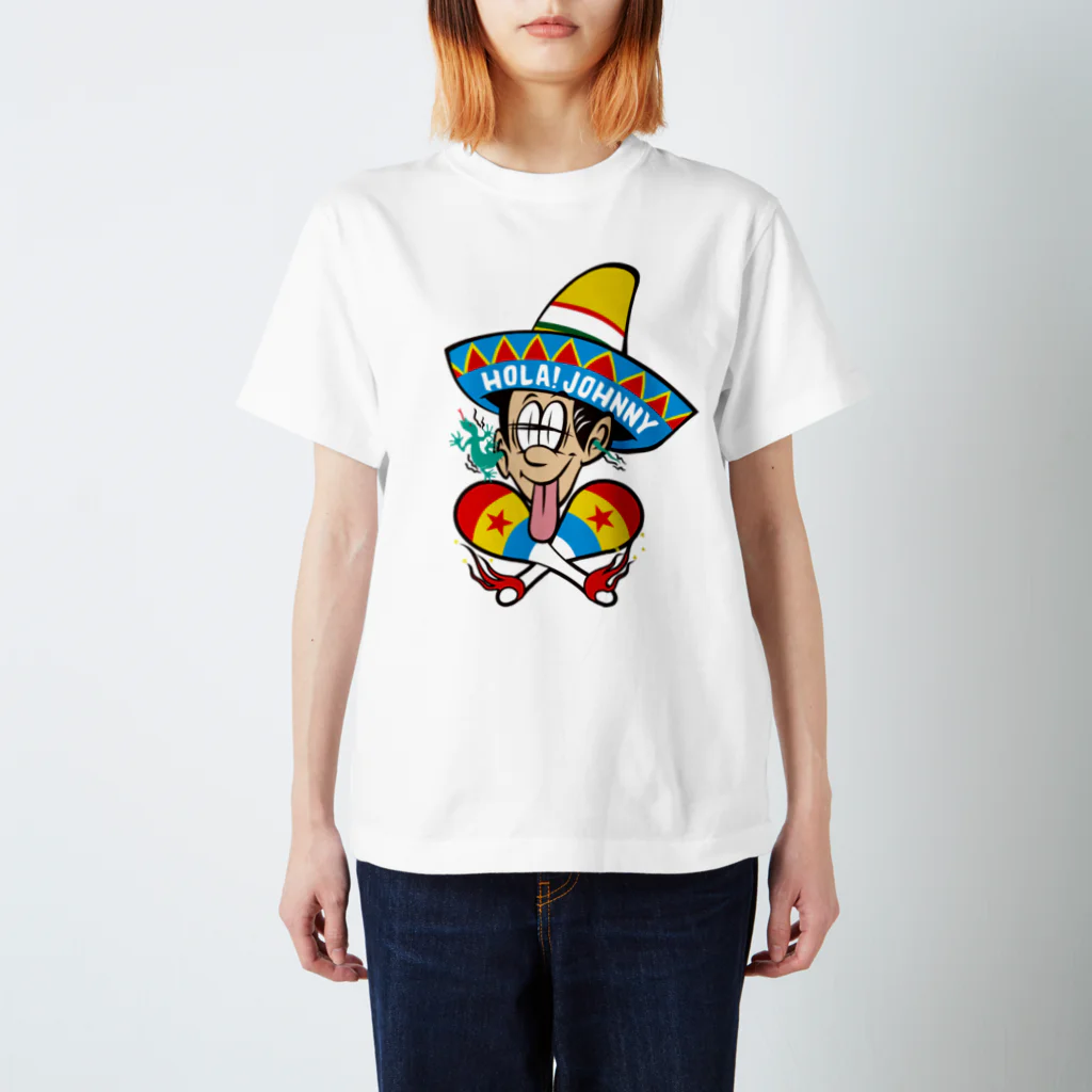 ジョニーくんの  HOLA! JOHNNY with MARACAS スタンダードTシャツ