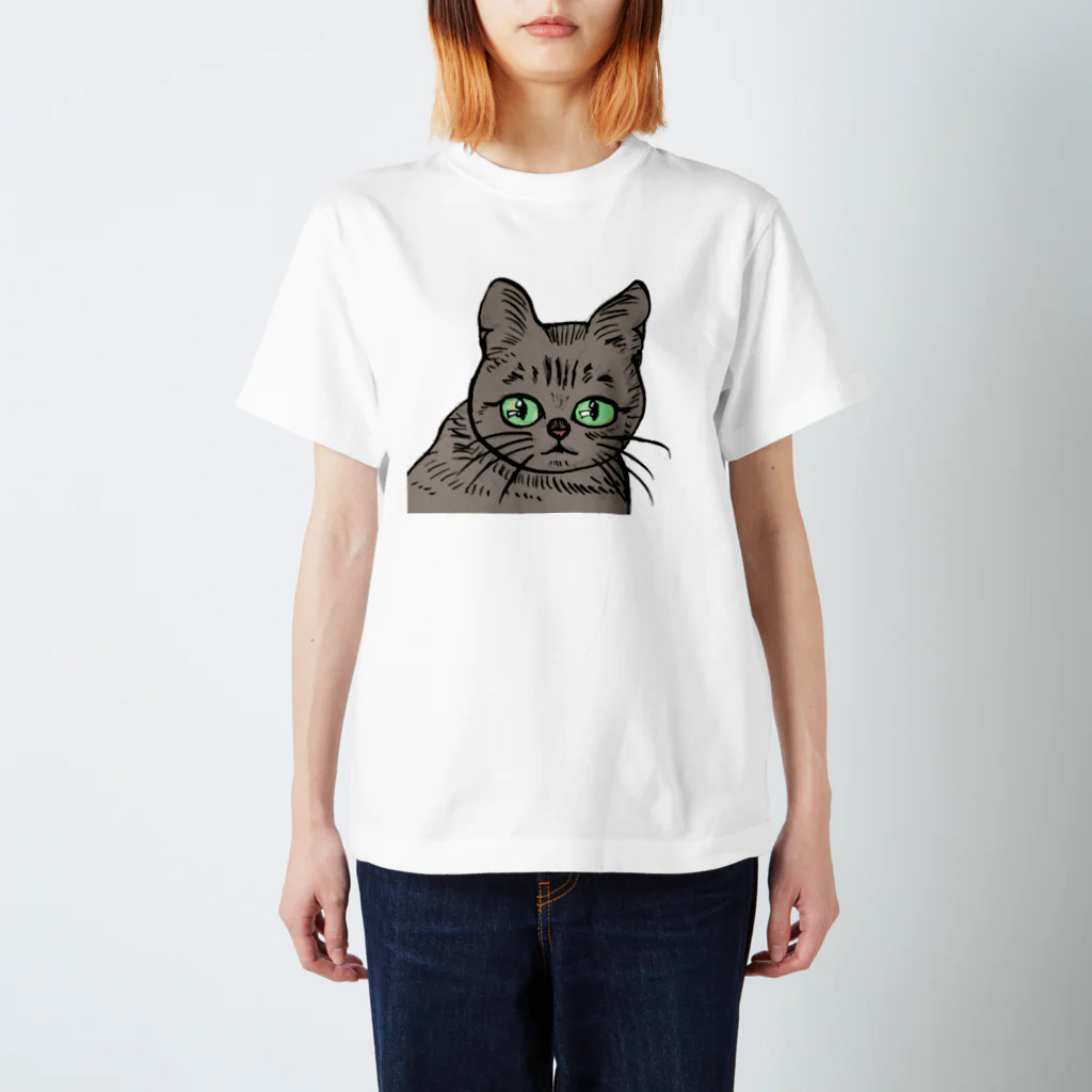 toru_utsunomiyaの猫の眼差し スタンダードTシャツ