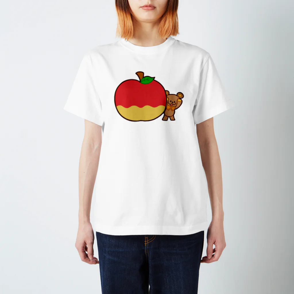 レタ(LETA)のりんごとぬいクマちゃん スタンダードTシャツ