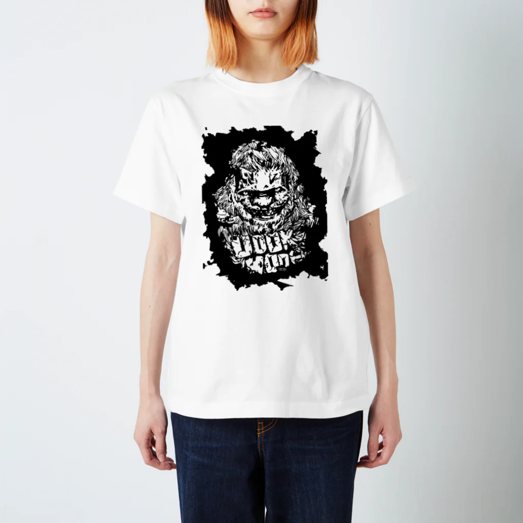 UOOKHOOK ISLANDのCrypto Sasquatch UookHook heavy スタンダードTシャツ