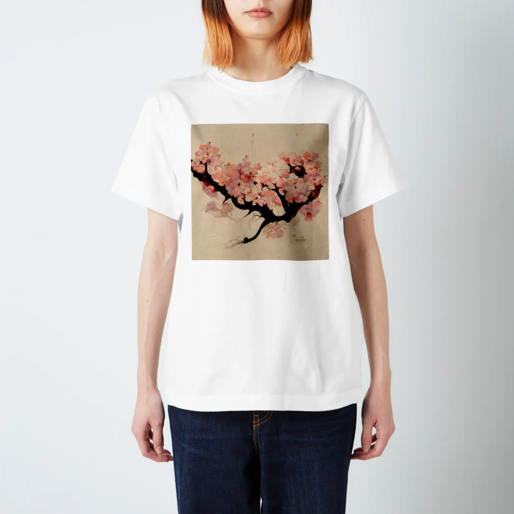 2024のAI「桜」Tシャツ（2） Regular Fit T-Shirt