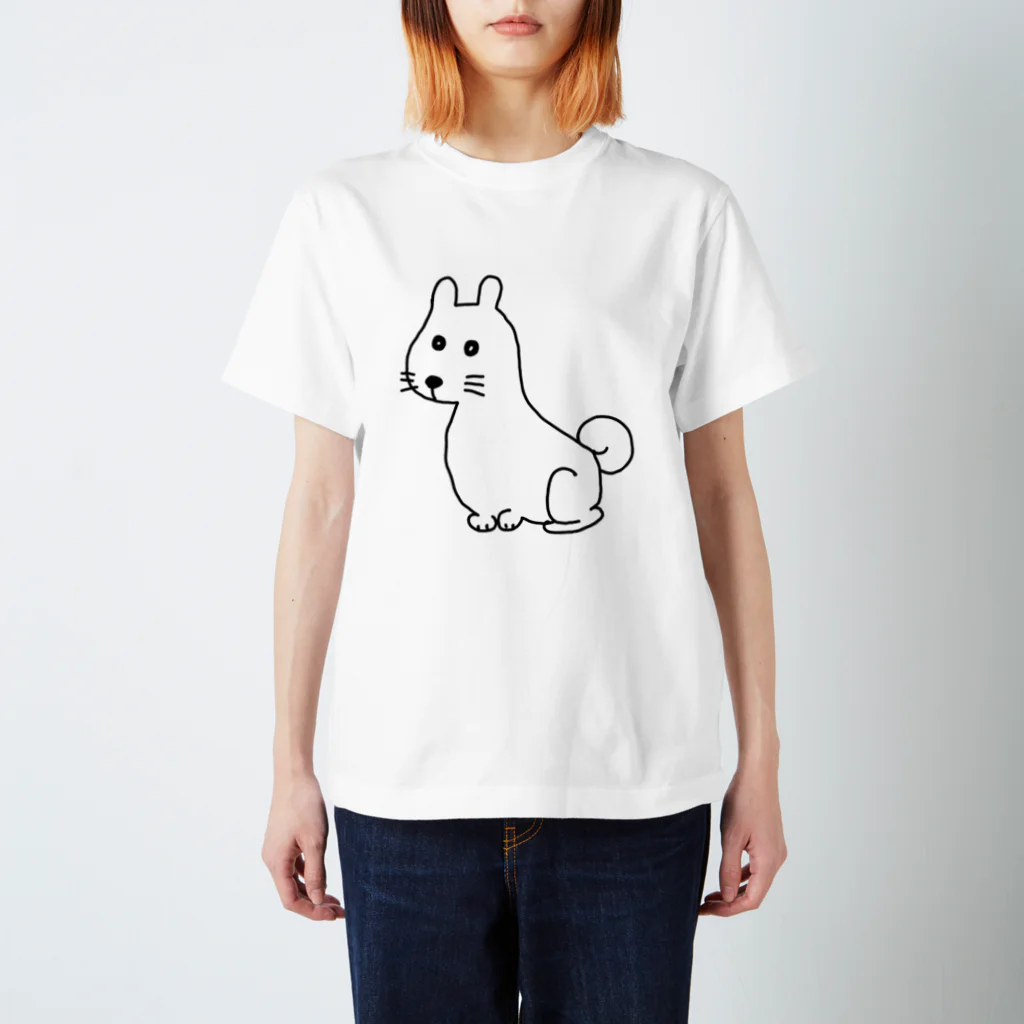 柴犬しばわんこhana873のお座りしてるわんこちゃん Regular Fit T-Shirt