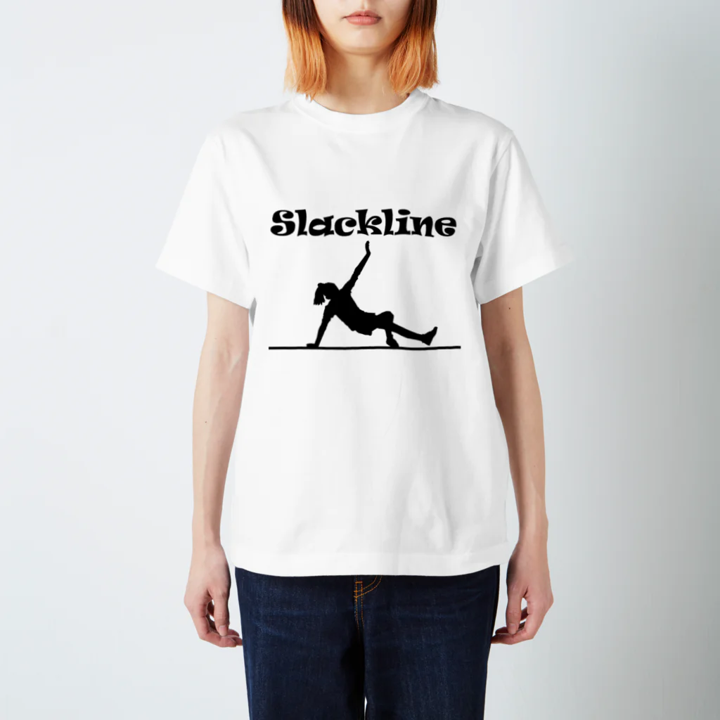 SLACKLINE HUB(スラックライン ハブ)のスラックライン(ガンビット) Regular Fit T-Shirt