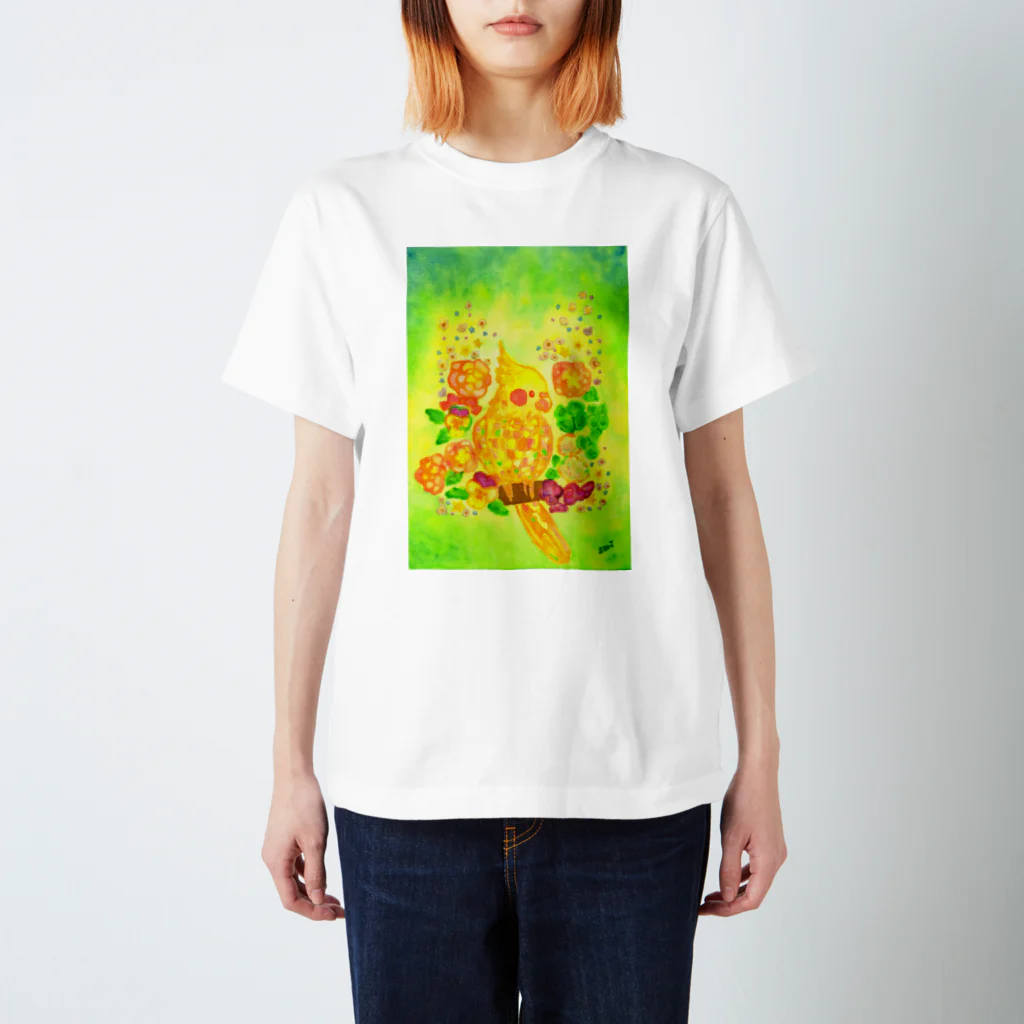 Sariiroのオカメインコ スタンダードTシャツ