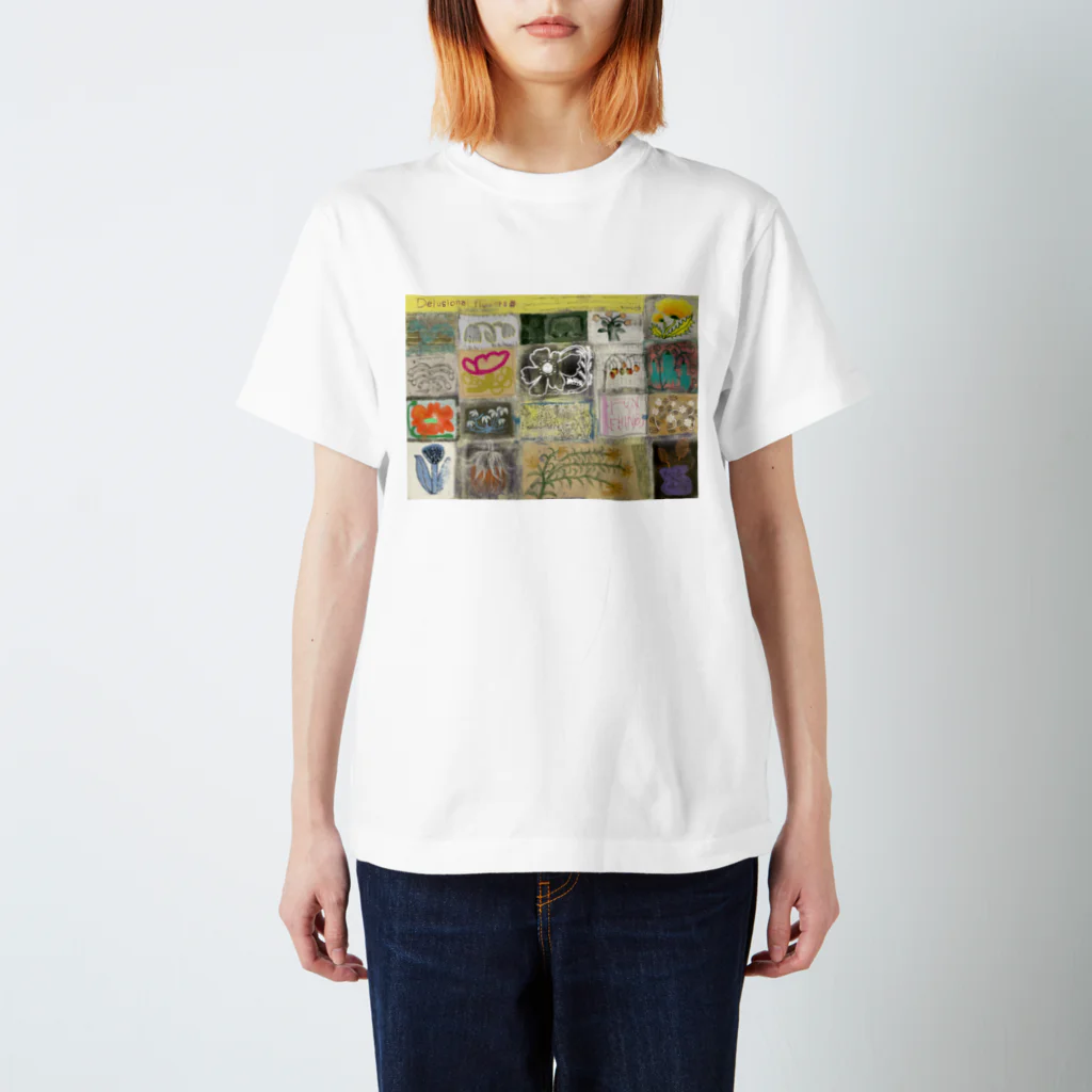 kannnnaのflowers スタンダードTシャツ