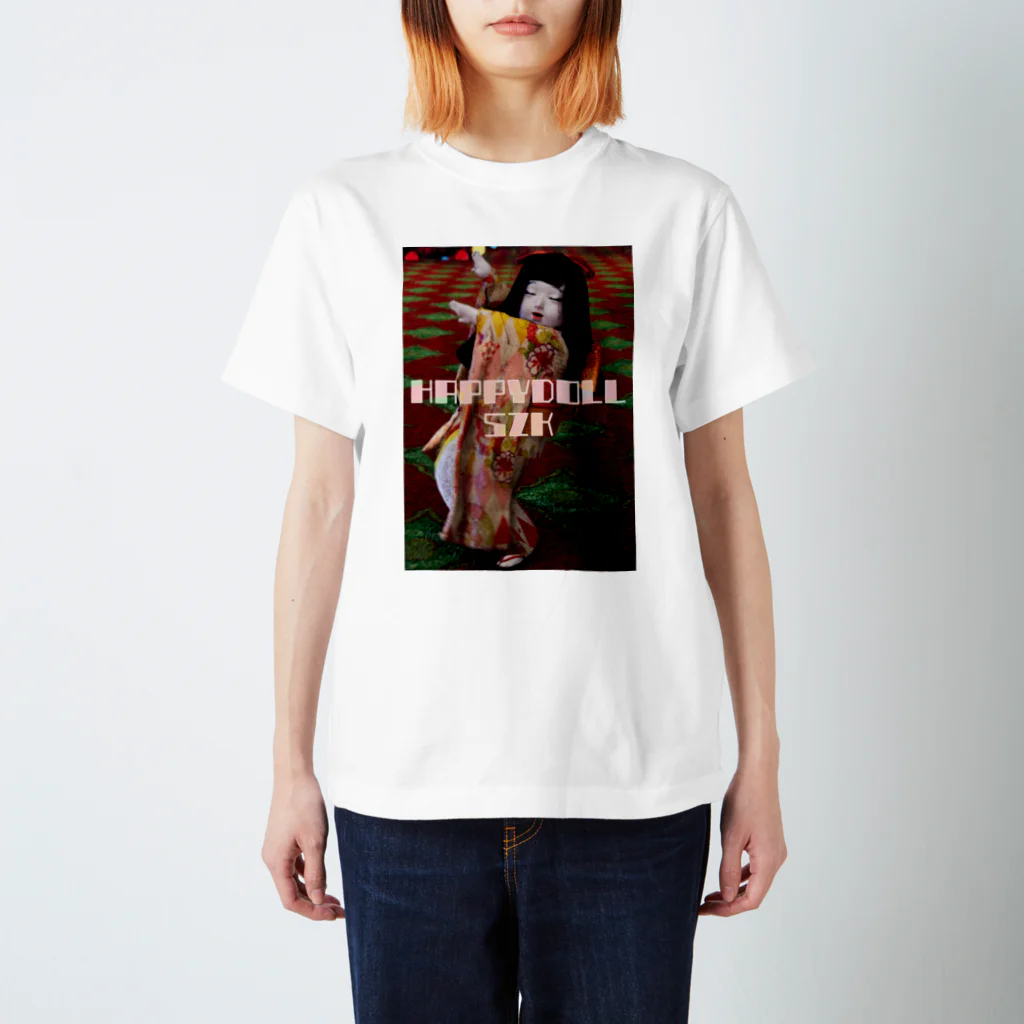 市松寿ゞ謡の踊る市松人形 スタンダードTシャツ