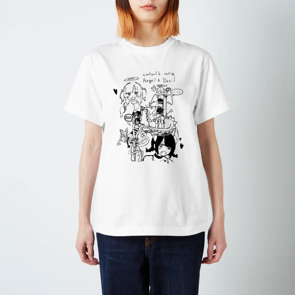 coalowl(コールアウル)の天使の子、悪魔の子 Regular Fit T-Shirt