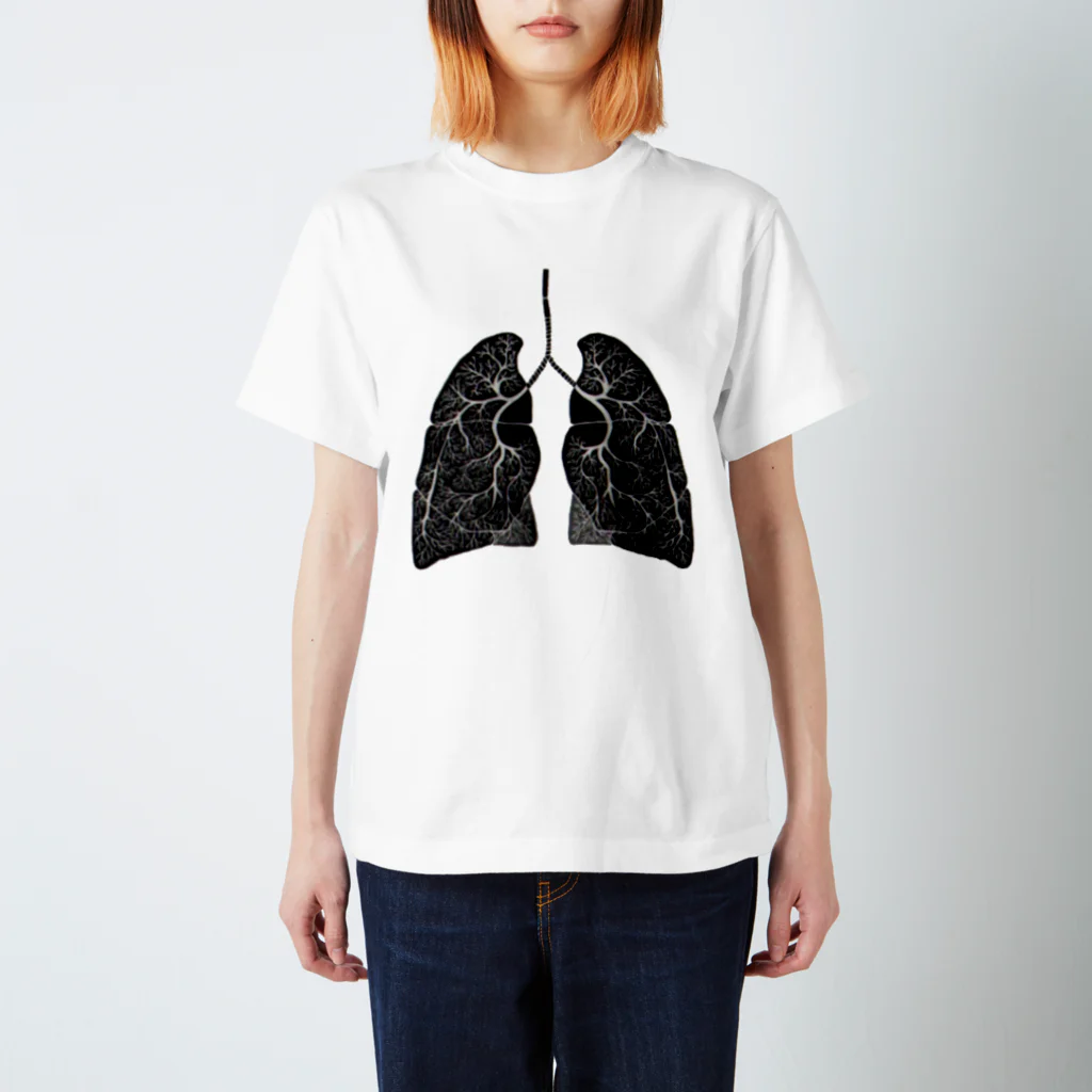 Reki_tabikarasuのHeavy smoker（bigなhigh） スタンダードTシャツ