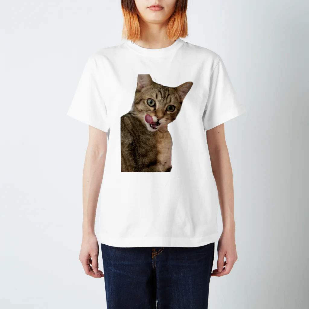 可愛すぎるうちのこのペロねこ　いとぺい スタンダードTシャツ