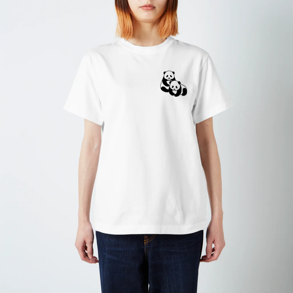 chippokeの双子パンダ Regular Fit T-Shirt