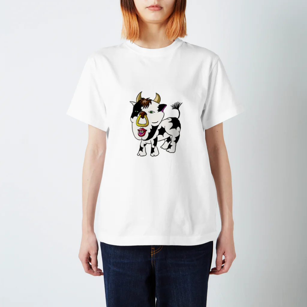 irootokosamuraiの十二子　牛 Regular Fit T-Shirt