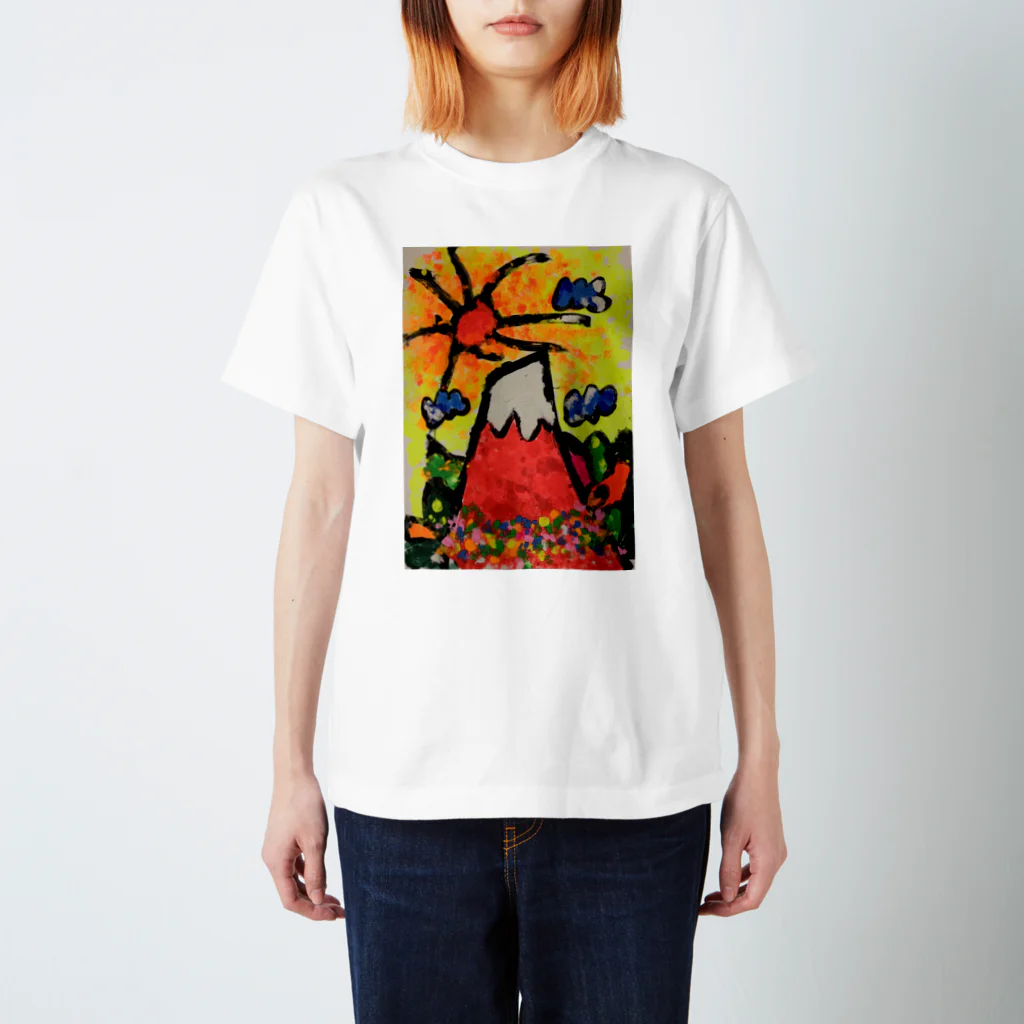 megu2525のHIROSHIの赤富士 Regular Fit T-Shirt