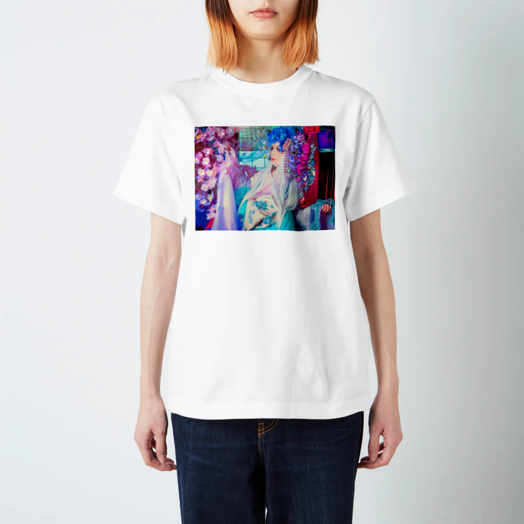 虹色十色の葵姫想ふ Regular Fit T-Shirt