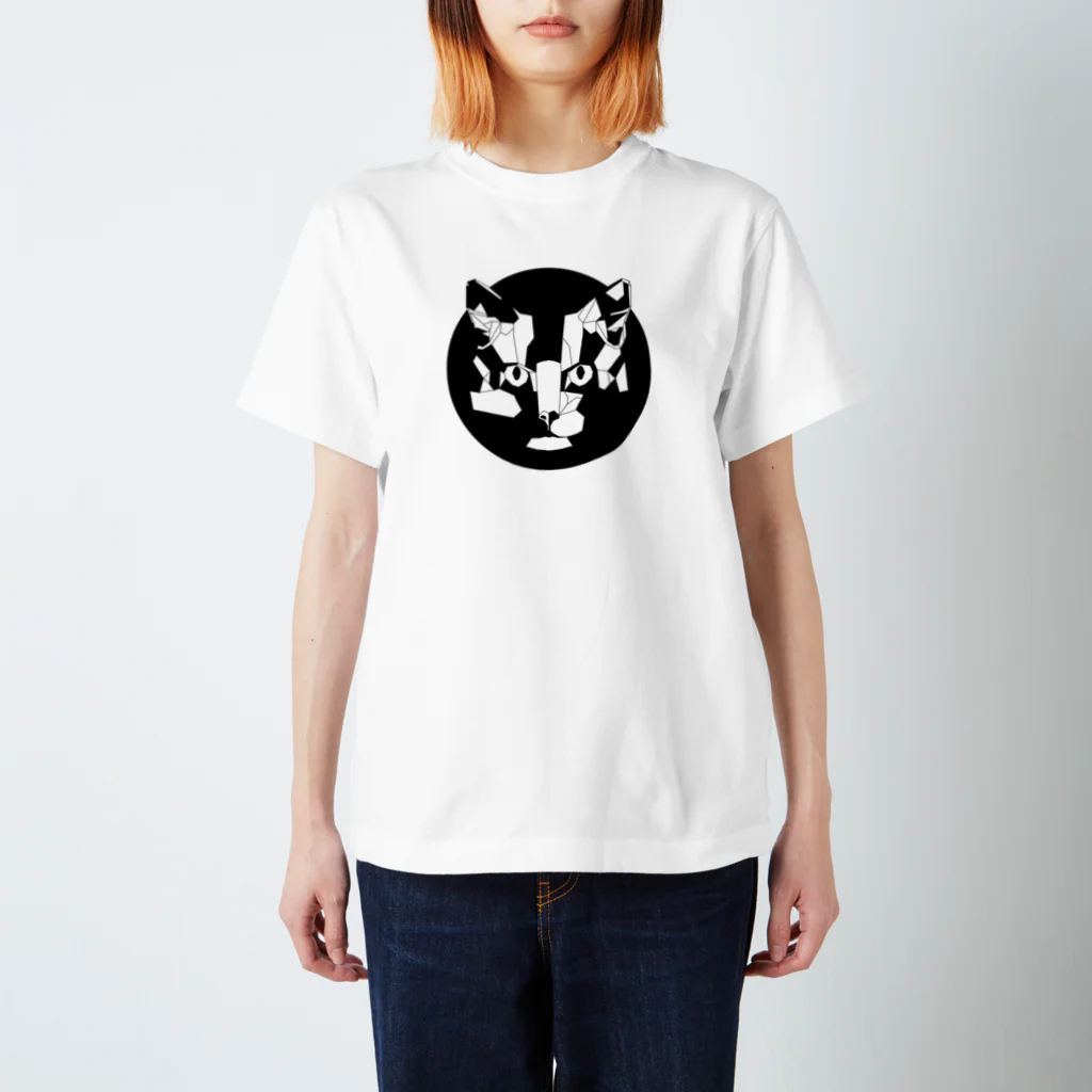 Fontaのジオメトリック猫 スタンダードTシャツ