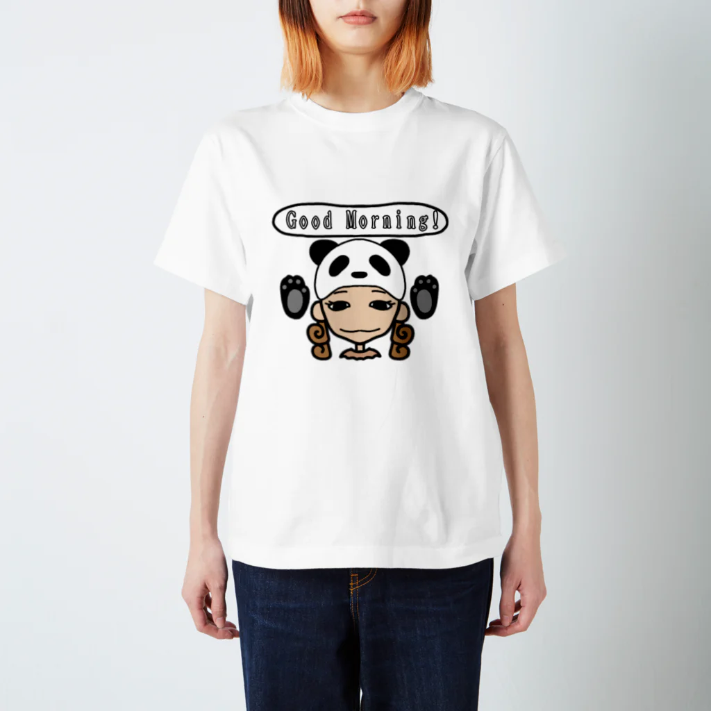 Happybirthdayのパンダの帽子 ささこちゃん Regular Fit T-Shirt