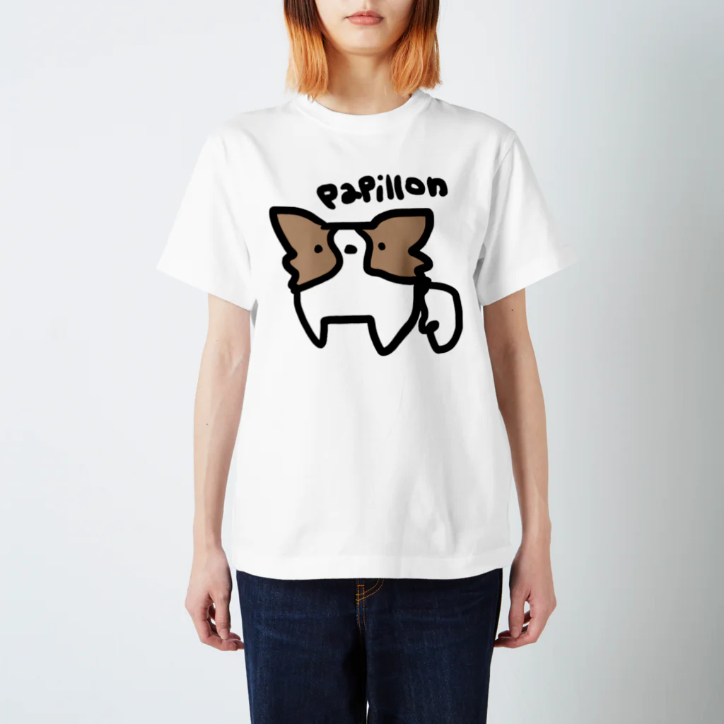 まあshop.+*:ﾟ+｡.☆のパピヨン スタンダードTシャツ