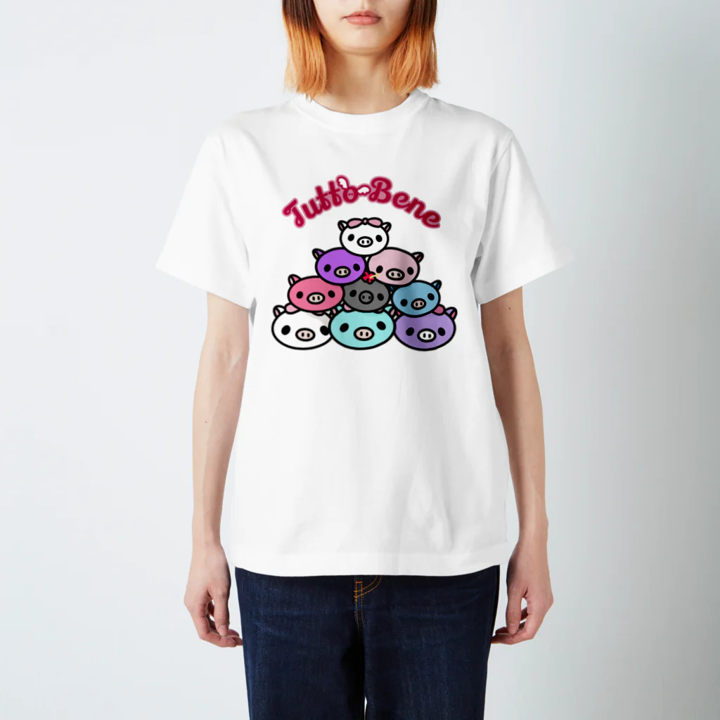 ふじこのうまくいくよ！ スタンダードTシャツ