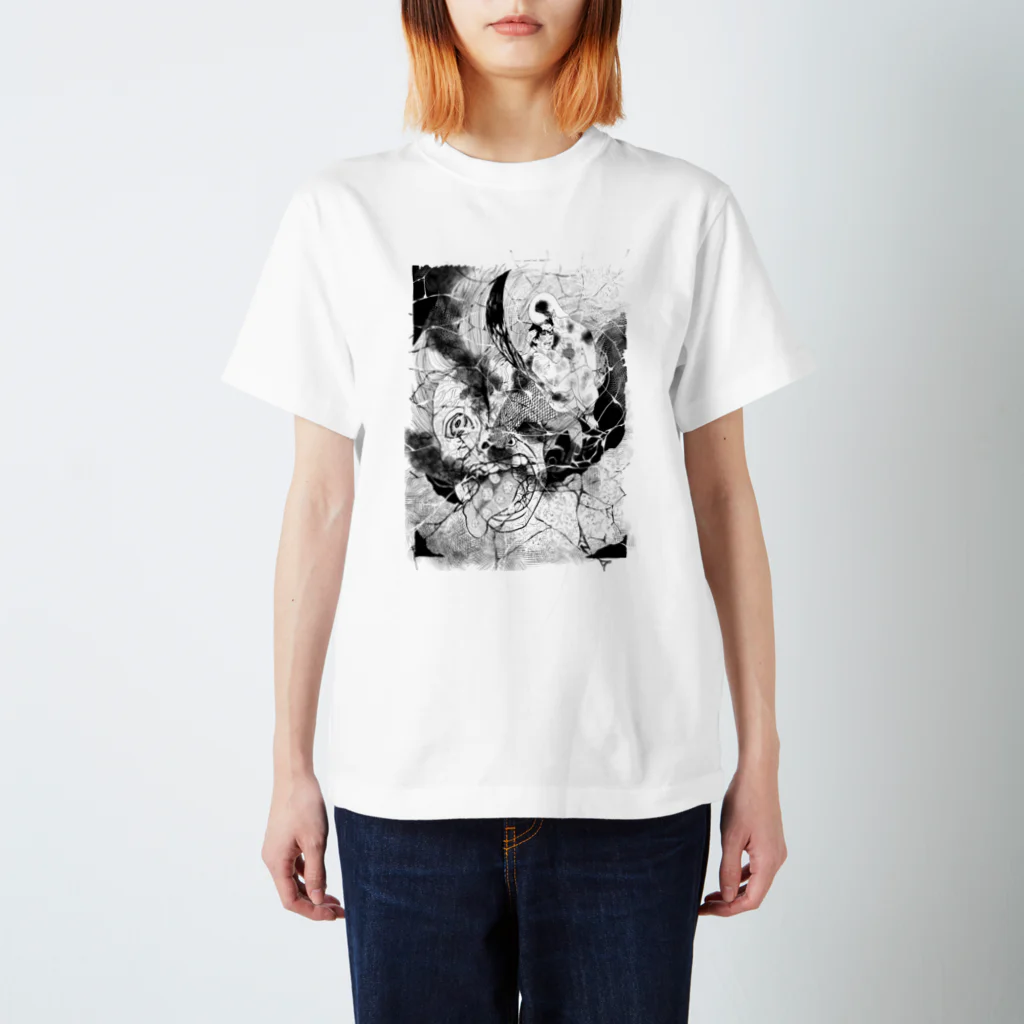 カキ氷BARの人魚と少年 Regular Fit T-Shirt