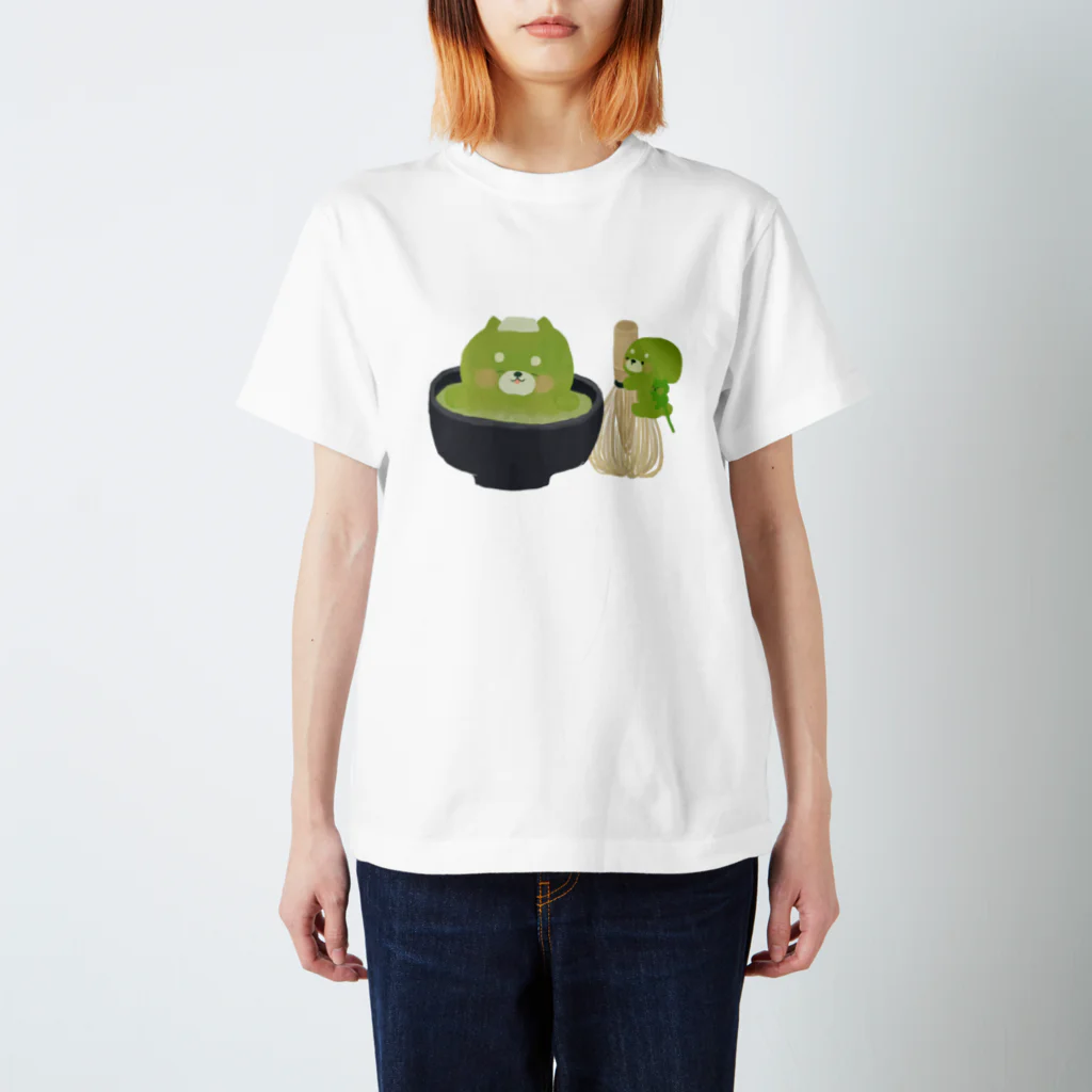 (   ᵔ(ᴥ)ᵔ   )のお茶 Regular Fit T-Shirt