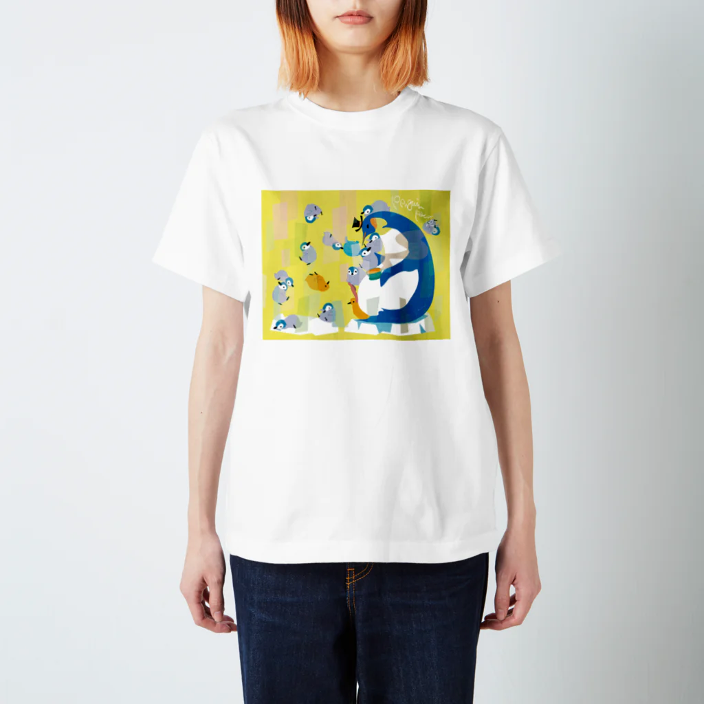 ペンギンパカリの親子ペンギンTeaParty スタンダードTシャツ