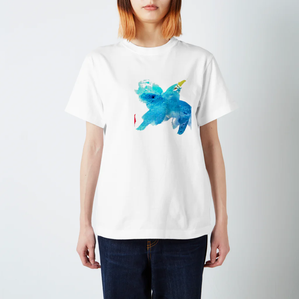 Seame＊の青い鳥 Regular Fit T-Shirt