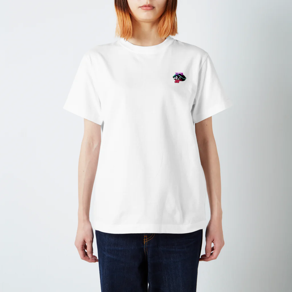 たんたんたぬの商店のNO.015 かえるぼうたん Regular Fit T-Shirt