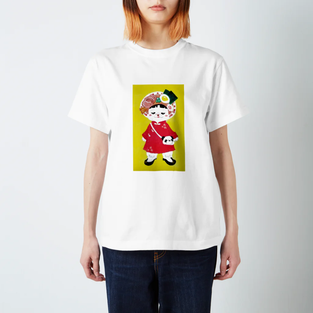 DAIGORO-☆のラーメン　大好き　はなぺちゃ犬　フレブル 티셔츠