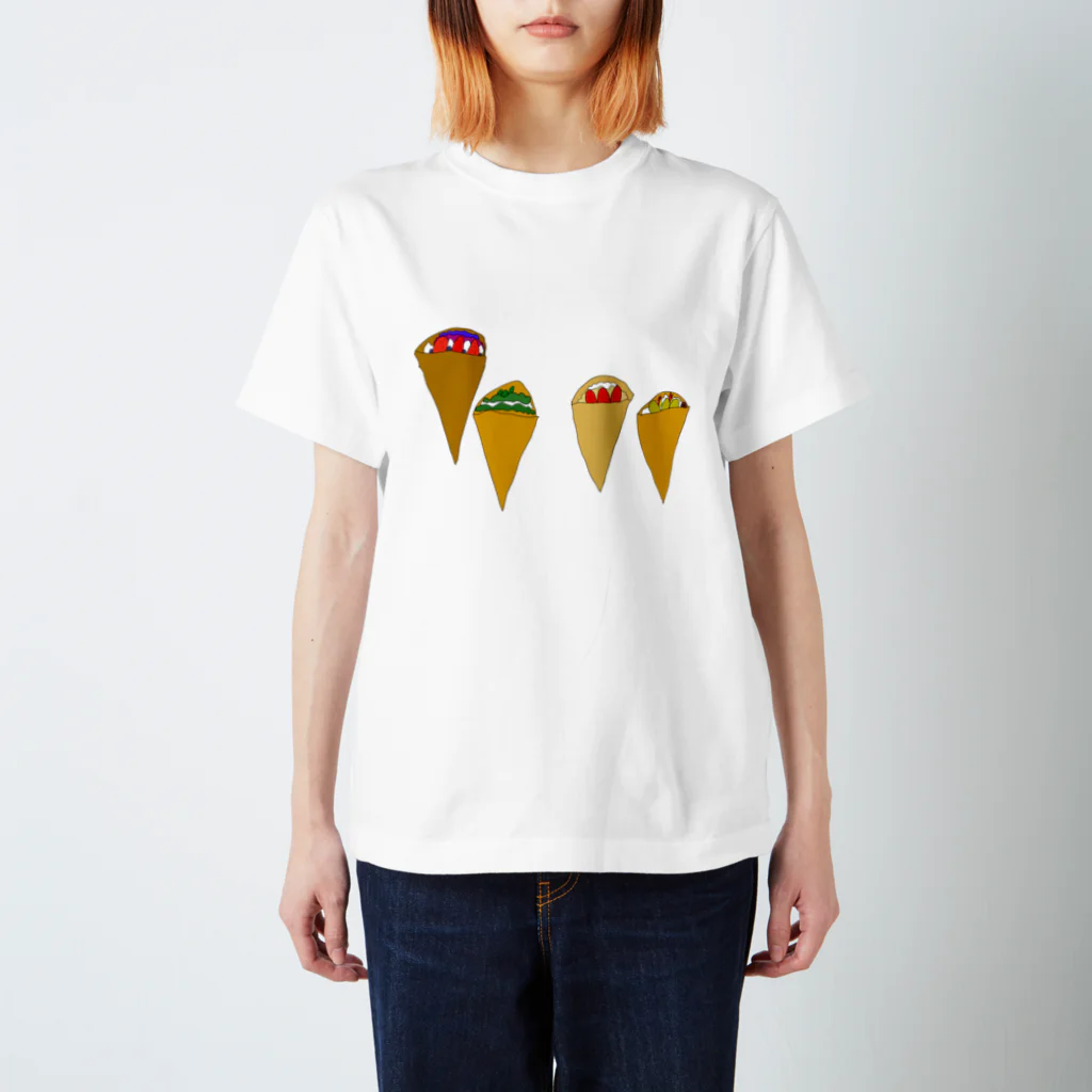 FRUITS CHOPPERのクレープ天国 スタンダードTシャツ